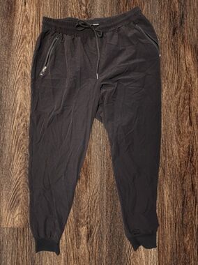 Women's Black Performance Jogger Pants 1X Plus Size